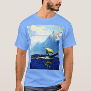 Camiseta Alaska Native Boat Sailing Pacific Northwest 1920
