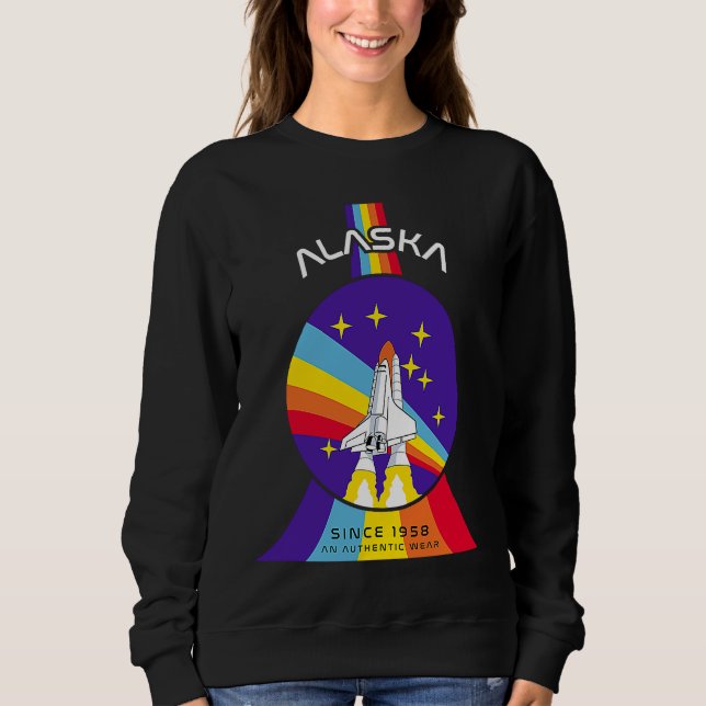 Camiseta Alaska Outer Space Astronaut (Frente)