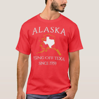 Camiseta Alaska Pissing Off Texas Desde 1959, Size State