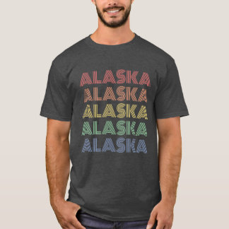 Camiseta Alaska Retro Vintage Fan Gift For Women Men Boy