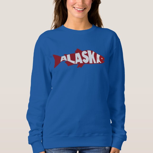Camiseta Alaska Salmon Sweatshirt (Frente)