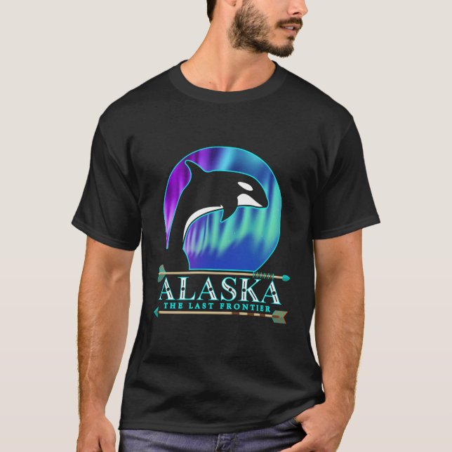 Camiseta Alaska State Pride Alaska Norte Lights Alaskan (Frente)