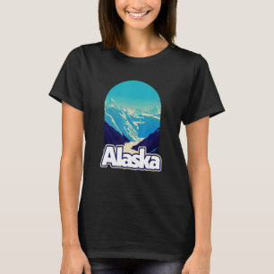 Camiseta Alaska Vintage Glaciers Mountain Outdoor 80s
