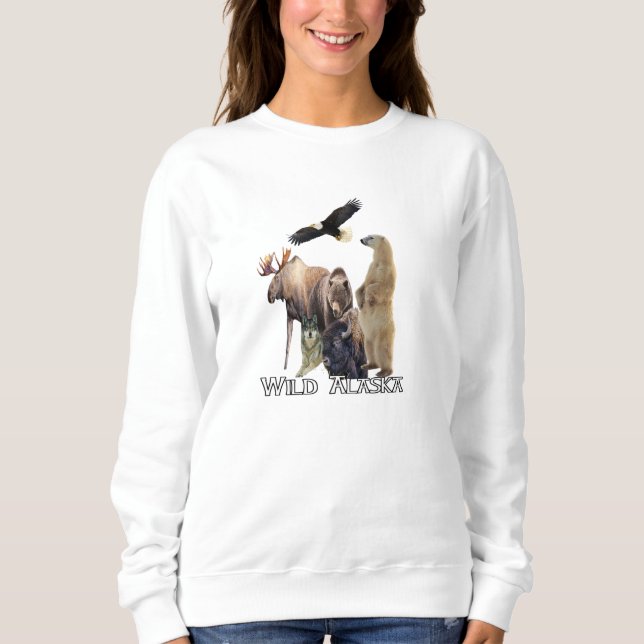 Camiseta Alaska Wildlife Sweatshirt (Frente)