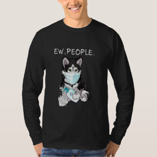 Camiseta Alaskan Klee Kai Ew Pessoas