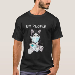 Camiseta Alaskan Klee Kai Ew Pessoas Dog