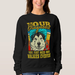 Camiseta Alaskan Klee Kai Malamute Siberian Husky Dog Walki