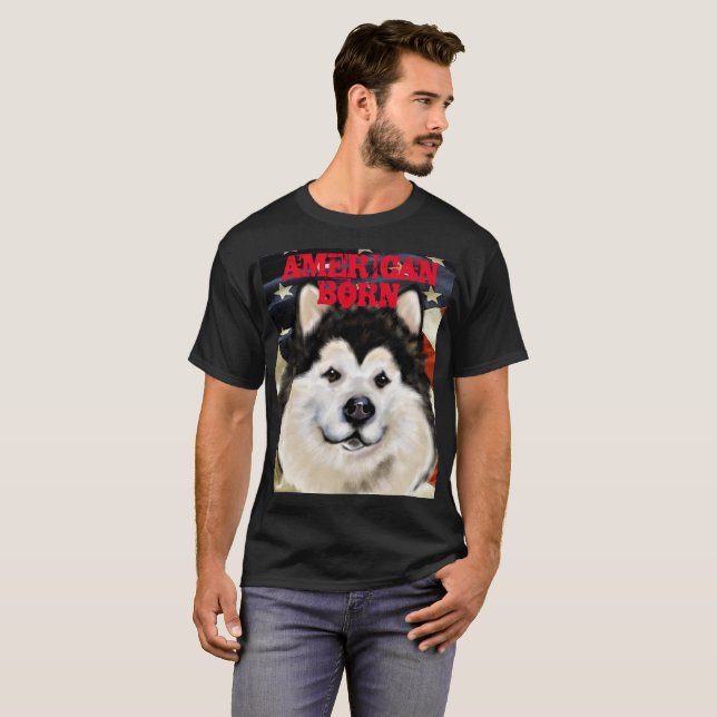 Camiseta Alaskan Malamute (Frente Completa)