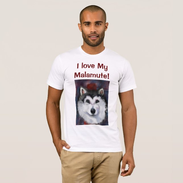 CAMISETA ALASKAN MALAMUTE (Frente Completa)