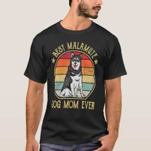 Camiseta Alaskan Malamute Best Malamute Dog Mom Ever