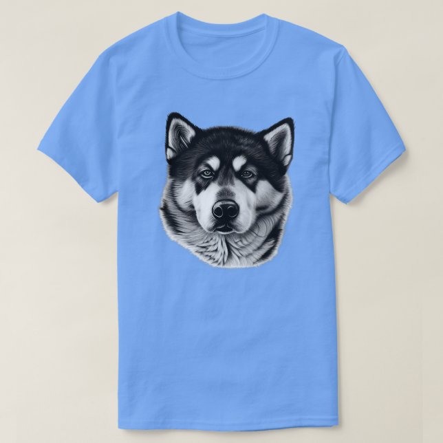 Camiseta Alaskan Malamute Dog 1 (Frente do Design)