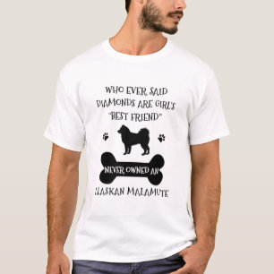 Camiseta Alaskan Malamute Dog Melhor Amigo