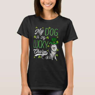 Camiseta Alaskan Malamute Dog My Dog Is My Lucky Charm