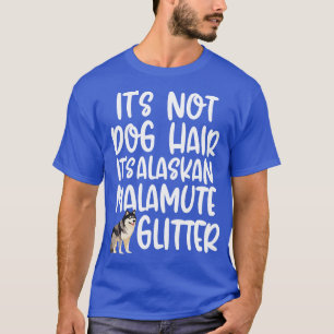Camiseta Alaskan Malamute Glitter TSirt