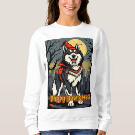 Camiseta Alaskan Malamute Happy Howloween