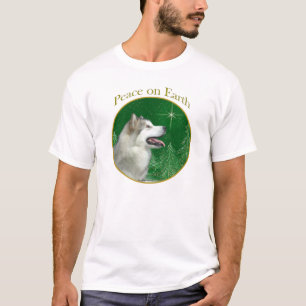 Camiseta Alaskan Malamute Peace