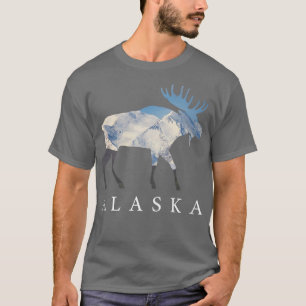 Camiseta Alaskan Moose Alaska invade Wildlife Men TSh