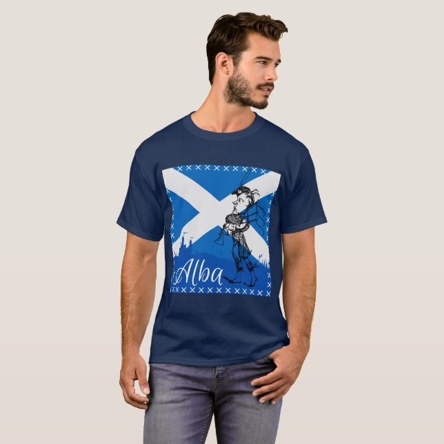 Camiseta Alba no meu coração (Frente Completa)