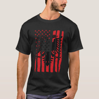 Camiseta Albanês dos Estados Unidos: Homens dotados de band