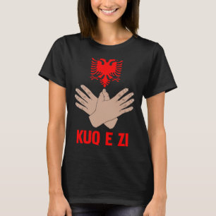 Camiseta Albanês Eagle - Sinal De Mão Para Albanês E Kosova