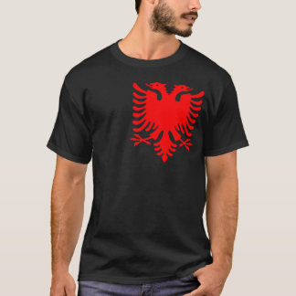 Camiseta Albanês vermelho Eagle