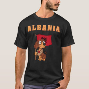 Camiseta Albaneses: Albânia Dachshund