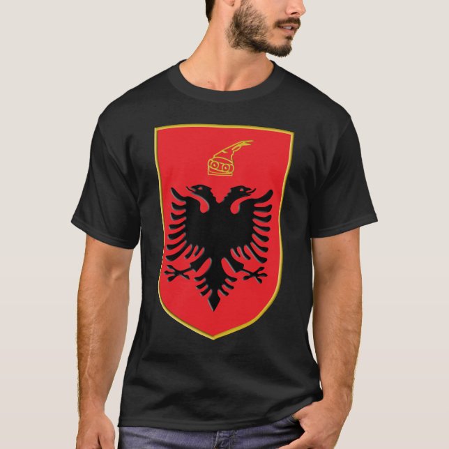 Camiseta Albania 3d Ensignia (Frente)