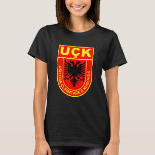 Camiseta Albânia Águia aérea Bandeira Kosovo Balcãs 1
