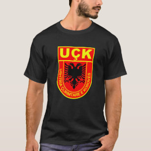 Camiseta Albânia Águia aérea Bandeira Kosovo Balcãs 1