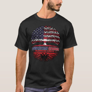 Camiseta Albânia albanesa EUA EUA EUA Estados Unidos