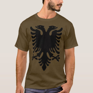 CAMISETA ALBÂNIA CASACO DE ARMAS DA ALBÂNIA SAMER BRASIL