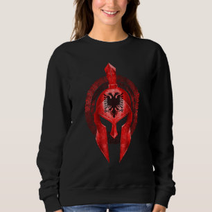 Camiseta Albânia Spartan Helmet Albanês Sparta Gladiator F
