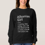Camiseta ALBANIAN GIRL ALBANIA Gift Funny Country Home Root<br><div class="desc">ALBANIANA ALBÂNIA Dotou Engraçadas Raízes Em Casa Do País.</div>