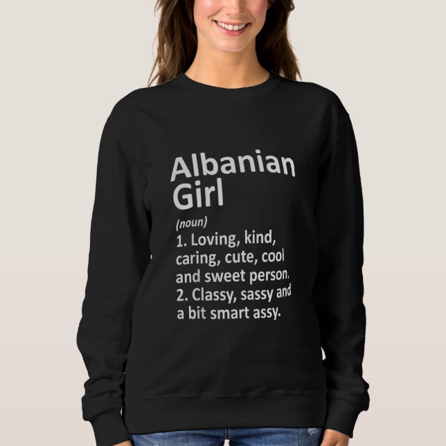 Camiseta ALBANIAN GIRL ALBANIA Gift Funny Country Home Root (Frente)