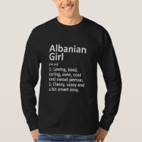 ALBANIAN GIRL ALBANIA Gift Funny Country Home Root