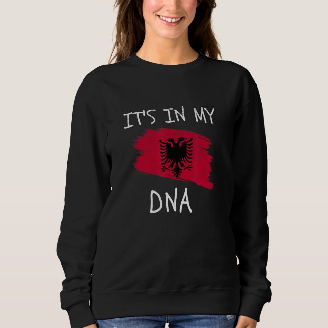 Camiseta Albanian It's in my DNA Patriotic Albania Country  (Frente)