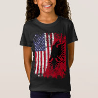ALBANIANO ROOTS Red Eagle Half American ALBANIA FL