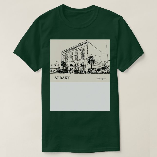 Camiseta Albany Georgia TShirt 2 (Frente do Design)