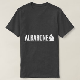 Camiseta Albarone Gangster Silhouette Graphic - White