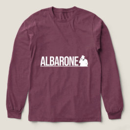 Camiseta Albarone Gangster Silhouette Graphic - White
