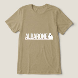 Camiseta Albarone Gangster Silhueta Gráfica - Branco
