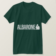 Albarone Gangster Silhueta Gráfica - Branco