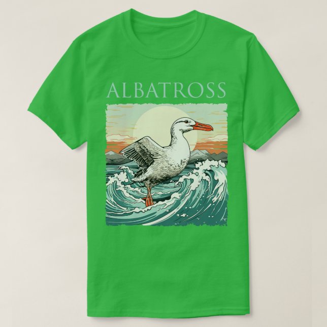Camiseta albatroz (Frente do Design)