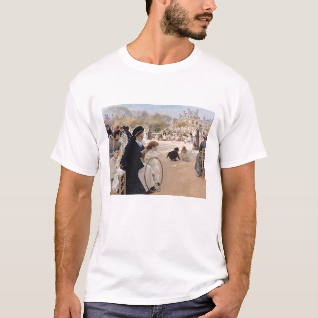 Camiseta Albert Edelsense - Jardins do Luxemburgo, Paris (Frente)