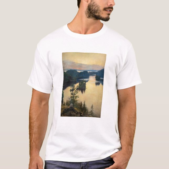 Camiseta Albert Edelsense - Kaukola Ridge em Sunset (Frente)