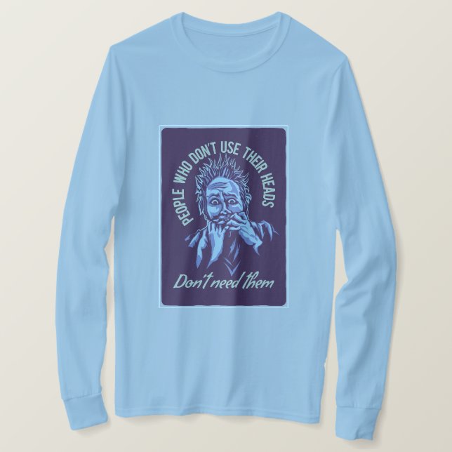 Camiseta Albert Einstein cita (Frente do Design)