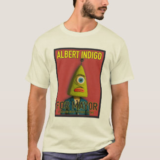 Camiseta Albert Indigo para Prefeito
