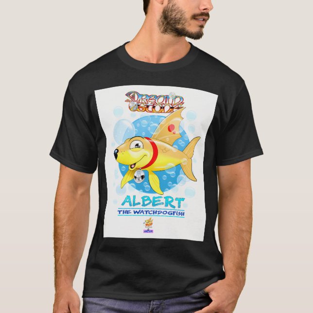 Camiseta Albert o Peixe Vigia (Frente)