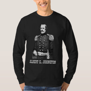 Camiseta Albert Sidney Johnston História da Guerra Civil Am