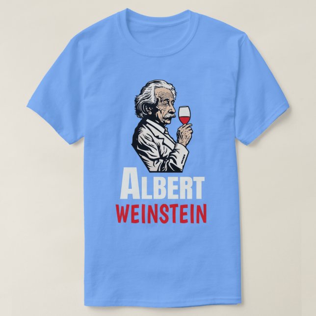 Camiseta Albert Weinstein Wine Lover Winemaker (Frente do Design)